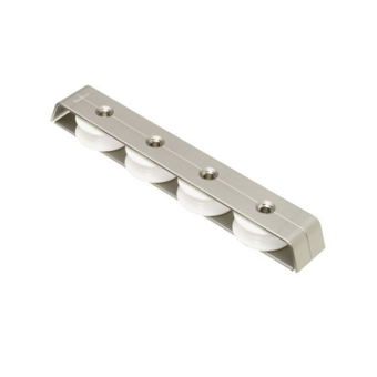 Barton 81684 – Deck Organiser Size 2 4-Sheave 44mm, Spectro Grey Anodised, Max Rope 14mm