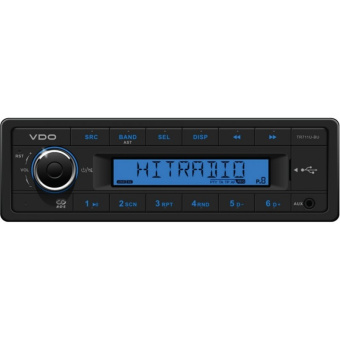 VDO TRW312UB-BU – Radio RDS USB MP3 WMA 12V Blue Backlight