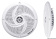 Osculati 29.742.05 - Dual Cone Ultra Slim Speakers 6.5" - White