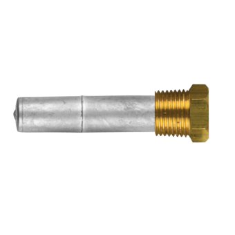 Tecnoseal 02043T - Cummins Pencil Anode Ø 16 L.50 Complete With Brass Plug Th. 1/2''bspt