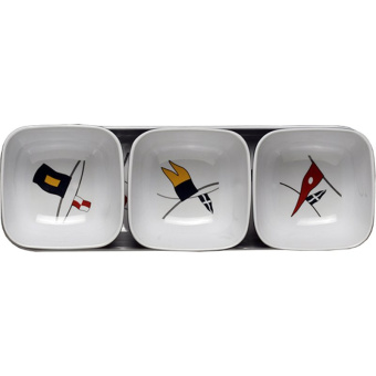 Marine Business Regata Snack Bowls Set 27x9 cm (for 4 pieces)