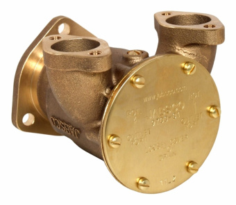Jabsco 9700-01 - 1" bronze pump, 80-size, flange mounted with flanged ports