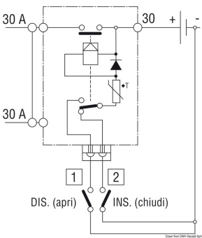 Osculati 14.383.24 - Battery Switch/Battery Isolator Switch 24 V