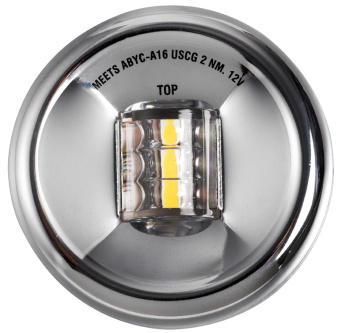 Osculati 11.036.21 - Mouse Stern LED Navigation Light Round Stainless Steel 12V 0.32W – 2NM