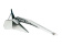 Lewmar 0057316 - Delta Anchor Stainless Steel 16 kg/35 lbs