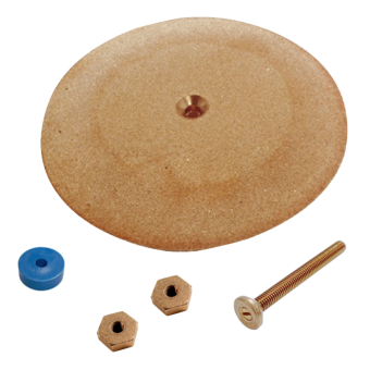 Tecnoseal PMSEAGROUND3 Round Marine Grounding Plate – Porous Bronze Ø128 mm