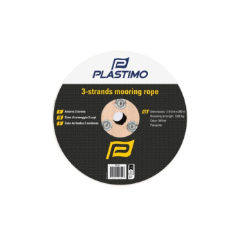 Plastimo Mooring Rope 3-strands Ø14mm L100m - White