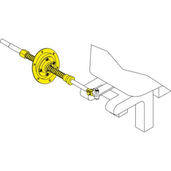 SeaStar SA27253 - Motorbun 15° Mounting Kit