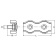 AISI 316 Stainless Steel Duplex Wire Rope Clip Ø 4 mm AISI 316 Stainless Steel Duplex Wire Rope Clip Ø 4 mm