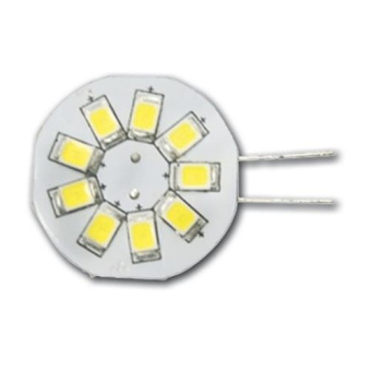 Hollex LED G4 10–30V 1.5W Warm White 9 LEDs Side Pin