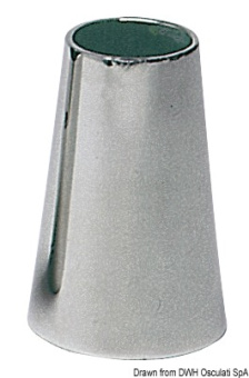 Osculati 41.212.25 - Conical base 90 ° Ø 44x70 mm, for pipes 25 mm