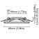 BCM Downlight Orlando60 Stainless Steel 1.5W 10-30V 3000K IP66