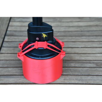 Humminbird TFA Protective Cover For Mega 360° Transducer, Red