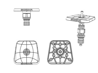 Borika Sl223 - Mounting Plate For Screens Up To 7"