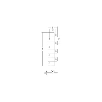 Marine Town Friction Hinge 99X28 mm