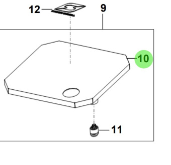 Bukh 00900-BS1C1 - Engine Cover for S270J Engines