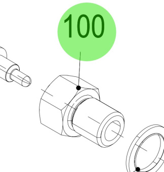 Steyr 2202618-0 - Adapter for Temperature Sensor