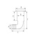 Plastimo 67892 - Stainless Steel Thru-hull 90° Elbow 5/8'' Plastimo 67892 - Stainless Steel Thru-hull 90° Elbow 5/8''