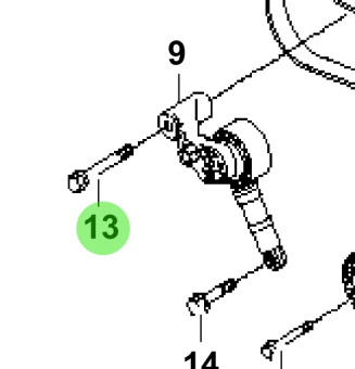 Bukh 25291-3A000 - Flange Bolt for S270J Drive Belt Assembly
