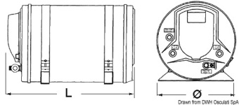 Osculati 50.291.04 - ISOTEMP Indel Webasto Marine Boiler 75 l