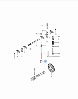 Vetus STM3606 - Tappet M2.05