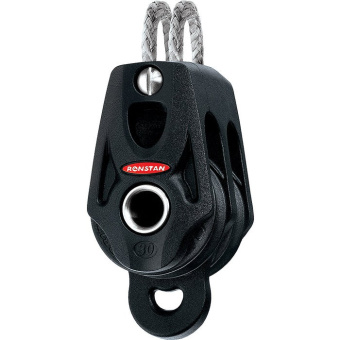 Ronstan RF35212 Series 30 Ball Bearing Orbit Block, Double with Becket