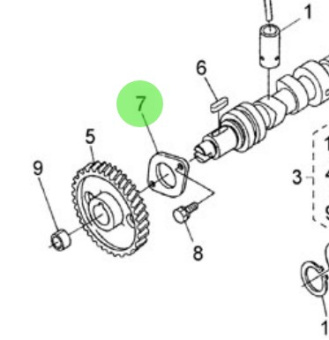 Nanni Diesel 970302799 - Camshaft Stopper for HE and N Series Engines