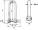 Wichard 11215 - Long D-Shackle HR Stainless Steel 10 mm