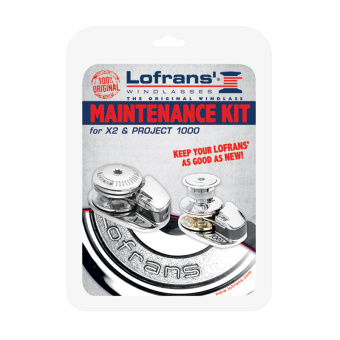 Lofrans 72038 - Windlass Maintenance Kit, Model X2 + Project 1000