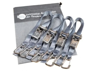 Rapid Marine Bow And Stern Kit 3x35mm Double Hook - 1.2 m Black