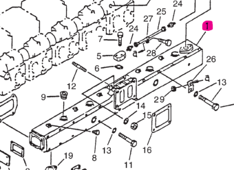 Northern Lights 6162-15-5200 - Exhaust manifold assembly