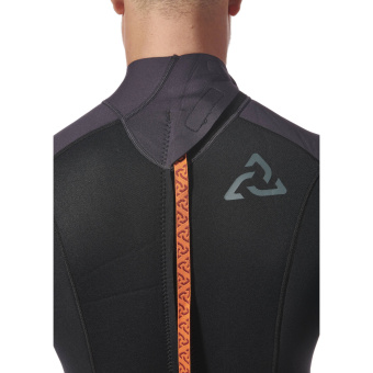 Plastimo P203220 - Neoprene Essential 3/2mm Wetsuit - Men's Shorty Black/Solar Size L