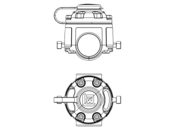 Borika FMr132 - Rail Mounting Base Ø 30/32 mm