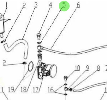Nanni Diesel 48410042 - Gasket for Fuel and Oil Cooler Systems