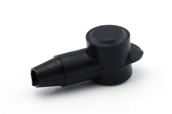 Ripca Battery Clamp Cover 10-35mm² Black Cable Eyelet Ø18mm