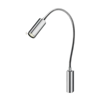 BCM Reading Light Stilo Side+Switch Sat.Chr 3W 10-30V 3000K