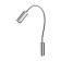 BCM Reading Light Stilo Side+Switch Sat.Chr 3W 10-30V 3000K