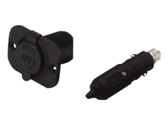 Lalizas 31306 - 12V Plug and Socket, 20mm