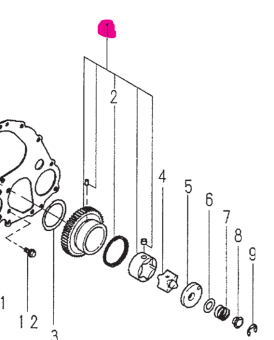 Northern Lights 165026380 - Idle Gear Assembly