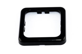 Inprojal Cover Frame (1) 60x60mm Smooth/Black Glossy