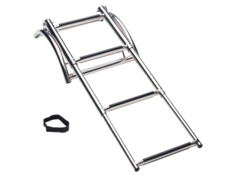 Talamex Boarding Ladder Telescopic For Inflatable Boat Stainless Steel 4 Steps