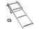 Talamex Boarding Ladder Telescopic For Inflatable Boat Stainless Steel 4 Steps