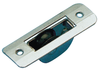 Allpa Stainless Steel Thru-Deck Single Block, Ø22, SWL=500kg