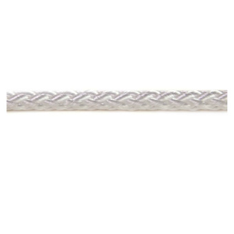 HoendeRope Nylon Braided Cord 16-Strand Polyamide Rope Ø1-12 mm Natural White, 200 m