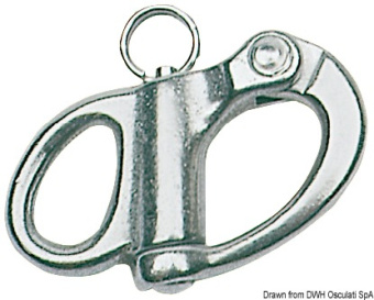 Osculati AISI 316 Stainless Steel Snap Shackles for Spinnakers and Halyards