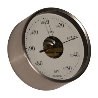 Delite 607500 - Barometer Clausen Stainless Steel 100 mm