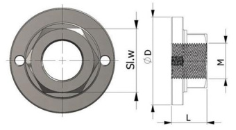 Exalto Flange Nut FM72-C4572x4