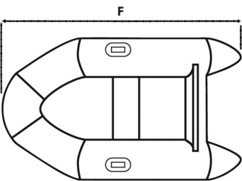 Talamex Grey Boat Cover Tender (240-300cm)