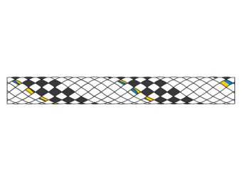 Talamex Admiralsheet Black 8 mm 1 m