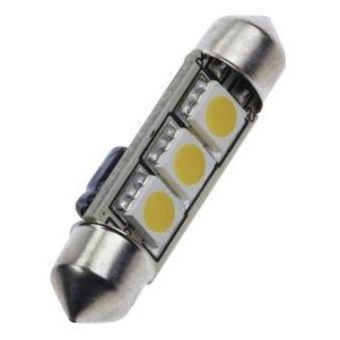  LED Bulb 10-30V 52LM S8.5 Shuttle Ø10X37mm